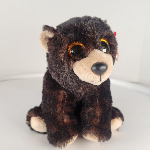 Ty Beanie Baby Kodi Bear Plush Toy 6" Brown Black Stuffed Animal with Tags - Picture 6 of 16